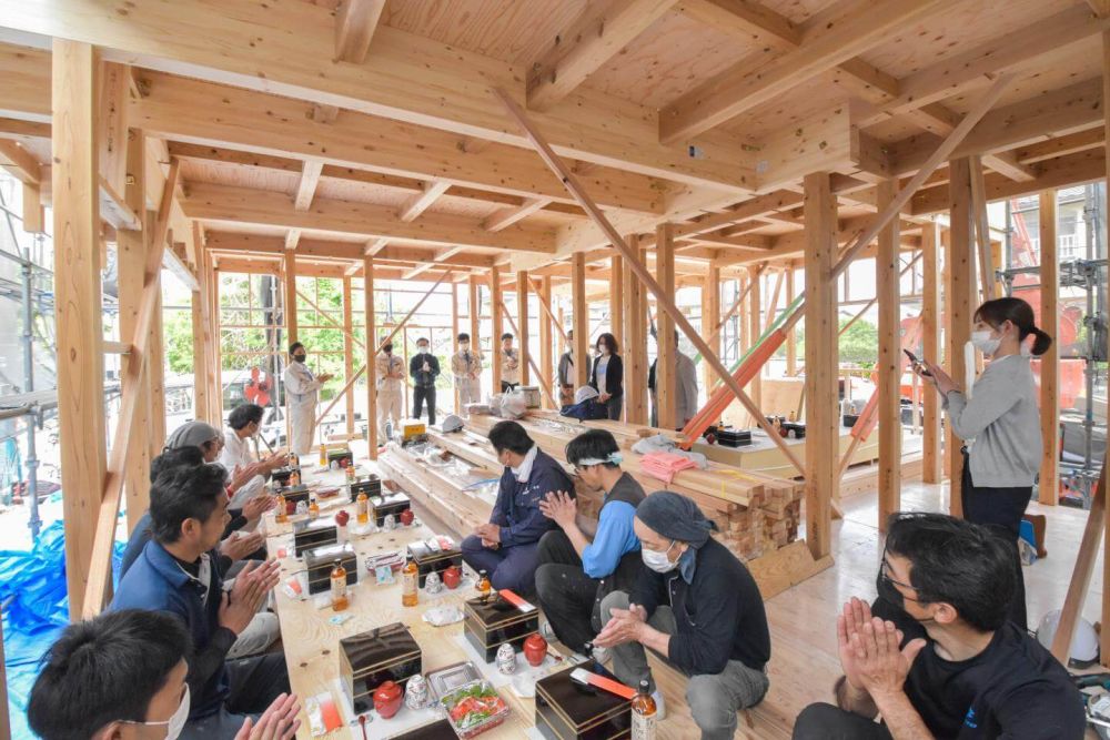 「福岡市西区05」注文住宅現場リポート③【上棟式】