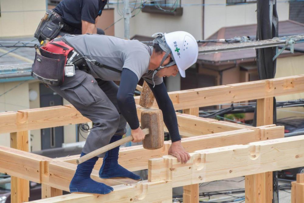 福岡市西区05　注文住宅建築現場リポート③　～上棟式～