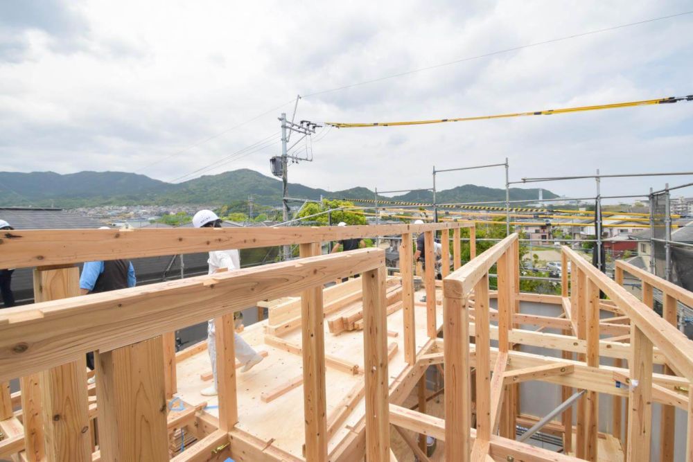 「福岡市西区05」注文住宅現場リポート③【上棟式】