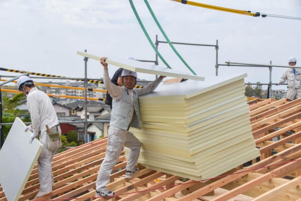 福岡市西区05　注文住宅建築現場リポート③　～上棟式～