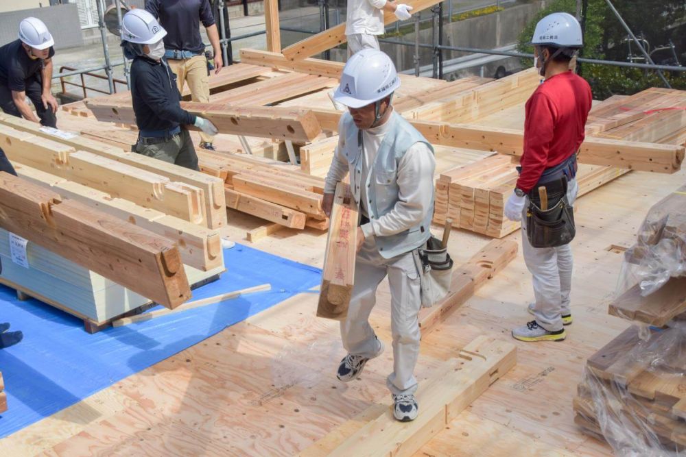 福岡市西区05　注文住宅建築現場リポート③　～上棟式～