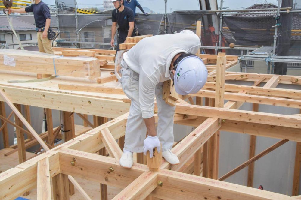 福岡市西区05　注文住宅建築現場リポート③　～上棟式～