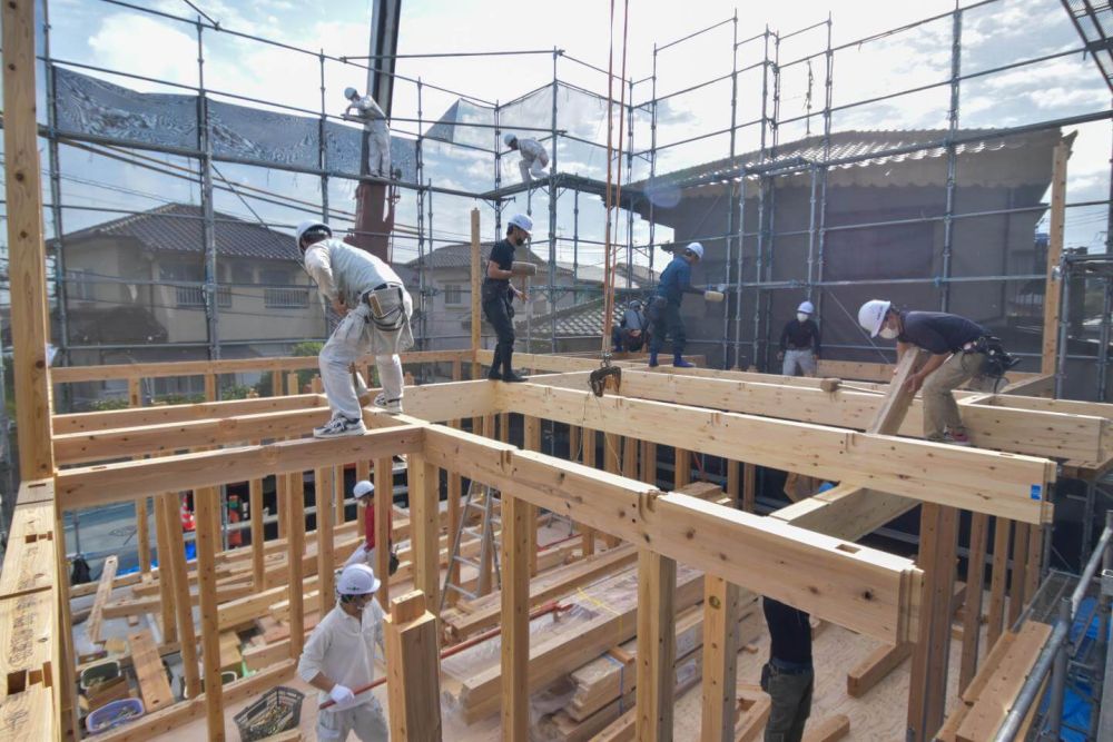 「福岡市西区05」注文住宅現場リポート③【上棟式】