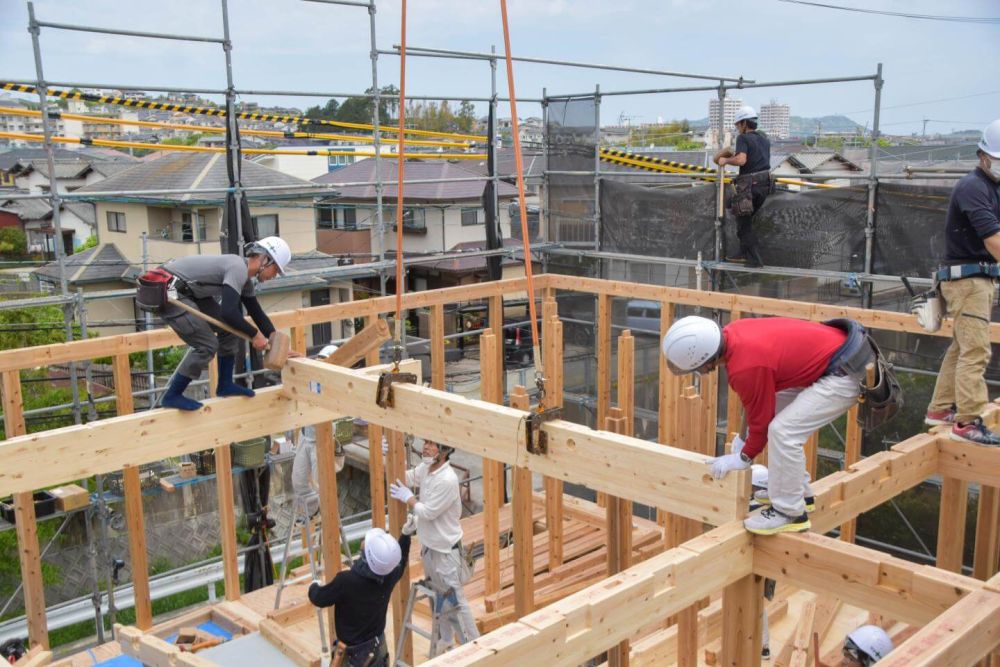 福岡市西区05　注文住宅建築現場リポート③　～上棟式～