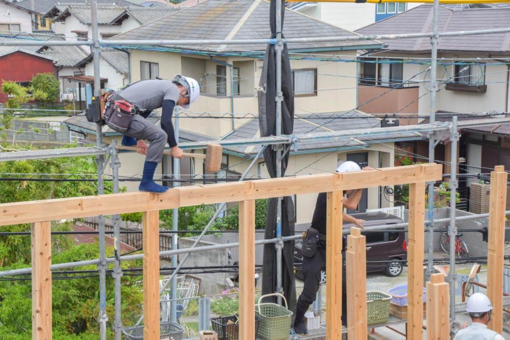 福岡市西区05　注文住宅建築現場リポート③　～上棟式～