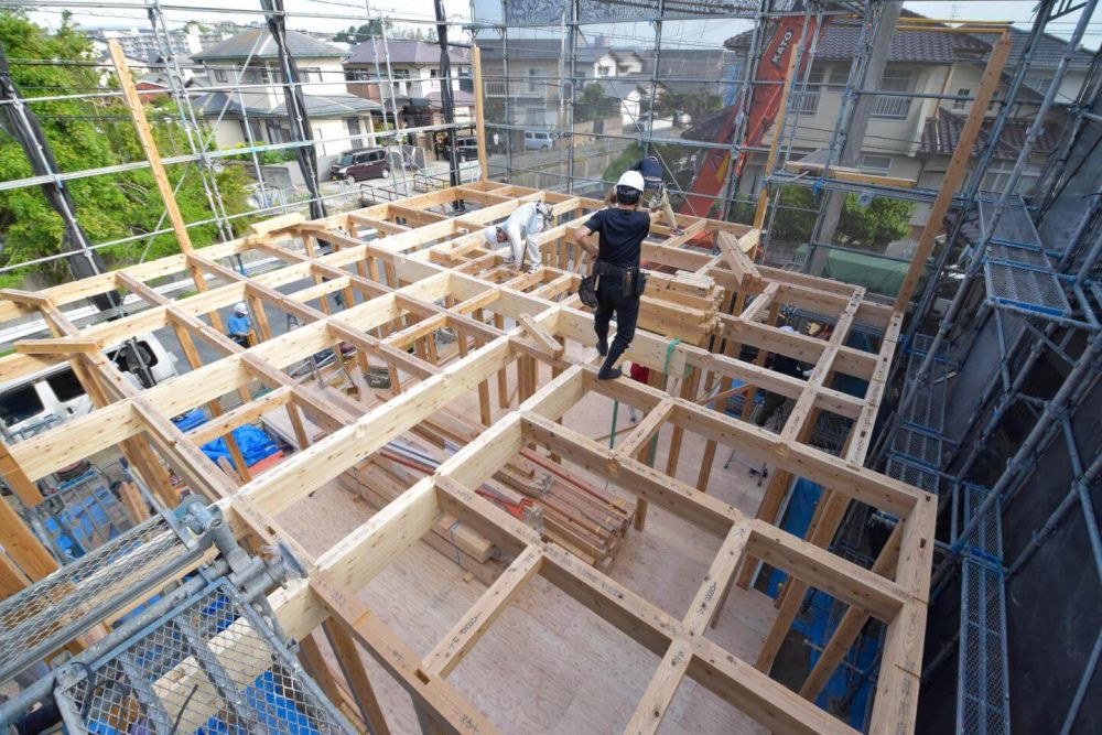 「福岡市西区05」注文住宅現場リポート③【上棟式】