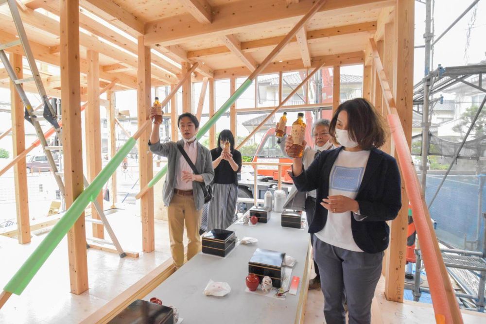 「福岡市西区05」注文住宅現場リポート③【上棟式】