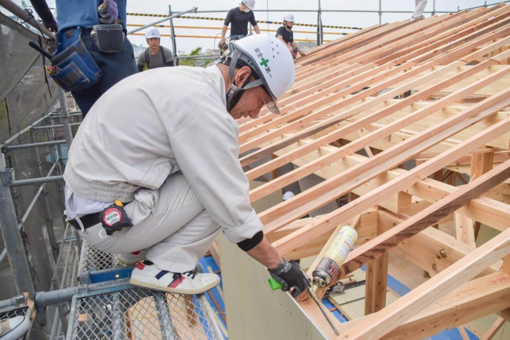 福岡市西区05　注文住宅建築現場リポート③　～上棟式～