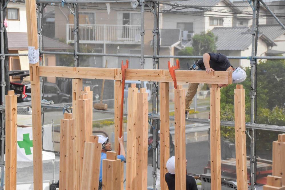 福岡市西区05　注文住宅建築現場リポート③　～上棟式～