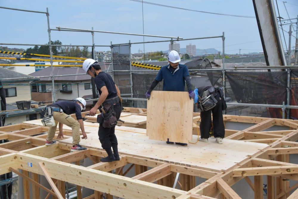 福岡市西区05　注文住宅建築現場リポート③　～上棟式～