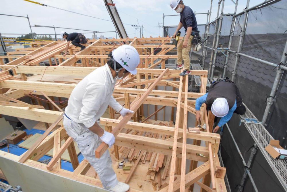 福岡市西区05　注文住宅建築現場リポート③　～上棟式～