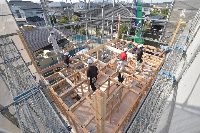 「古賀市01」注文住宅現場リポート⑥【上棟式】