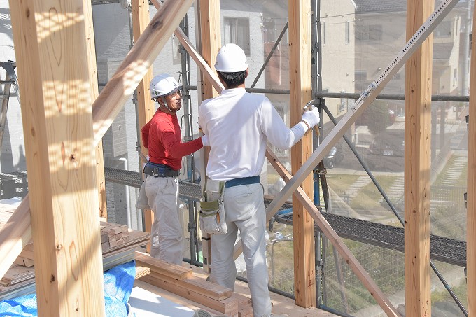 福岡県古賀市01　注文住宅建築現場リポート⑥　～上棟式～