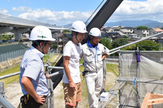 福岡市南区10　注文住宅建築現場リポート⑤　～上棟式～