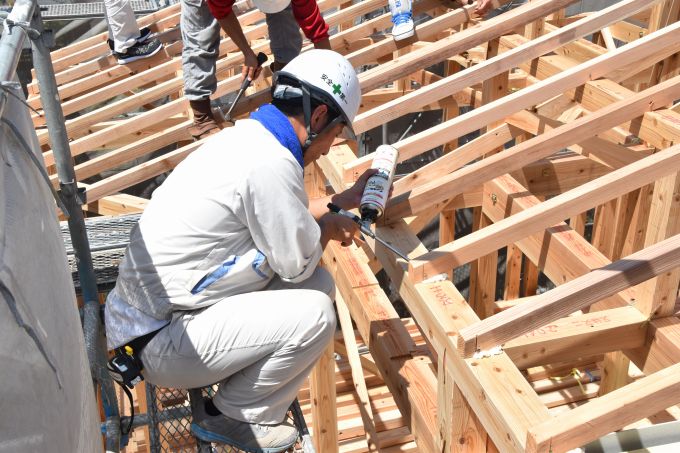 福岡市南区10　注文住宅建築現場リポート⑤　～上棟式～