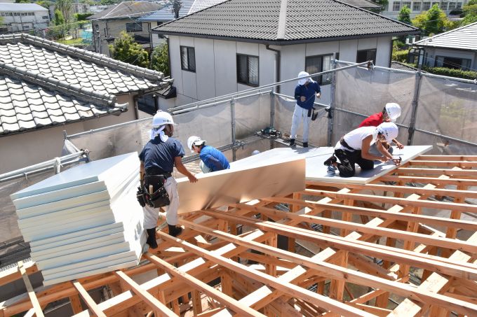 福岡市南区10　注文住宅建築現場リポート⑤　～上棟式～