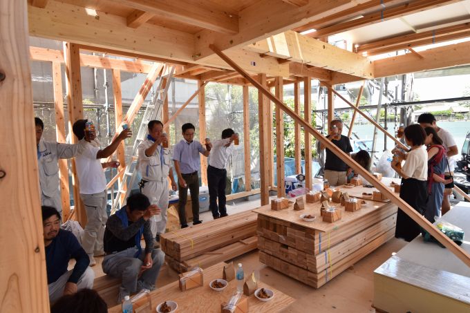 「福岡市南区10」注文住宅現場リポート⑤【上棟式】