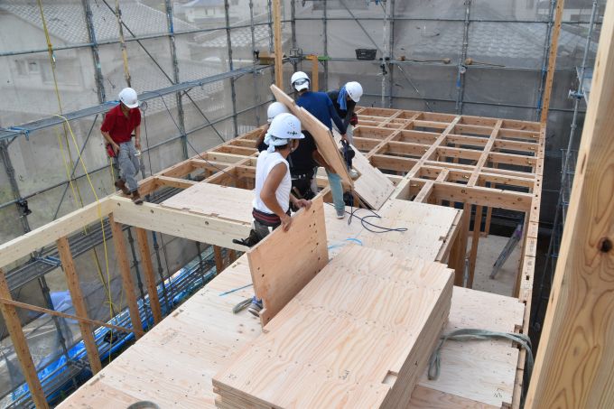 「福岡市南区10」注文住宅現場リポート⑤【上棟式】
