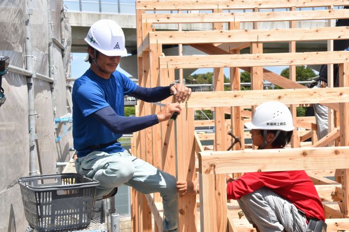 福岡市南区10　注文住宅建築現場リポート⑤　～上棟式～