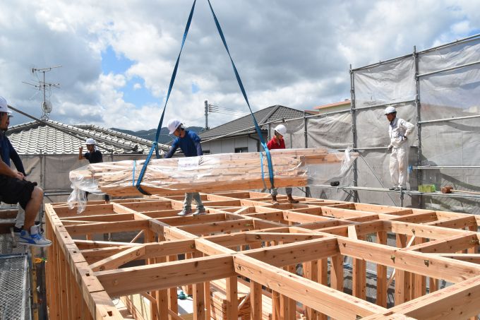 「福岡市南区10」注文住宅現場リポート⑤【上棟式】