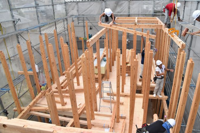 「福岡市南区10」注文住宅現場リポート⑤【上棟式】