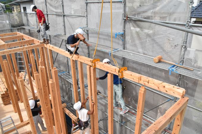 「福岡市南区10」注文住宅現場リポート⑤【上棟式】