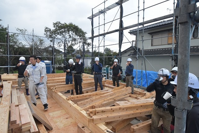 「小郡市02」注文住宅現場リポート③【上棟式】
