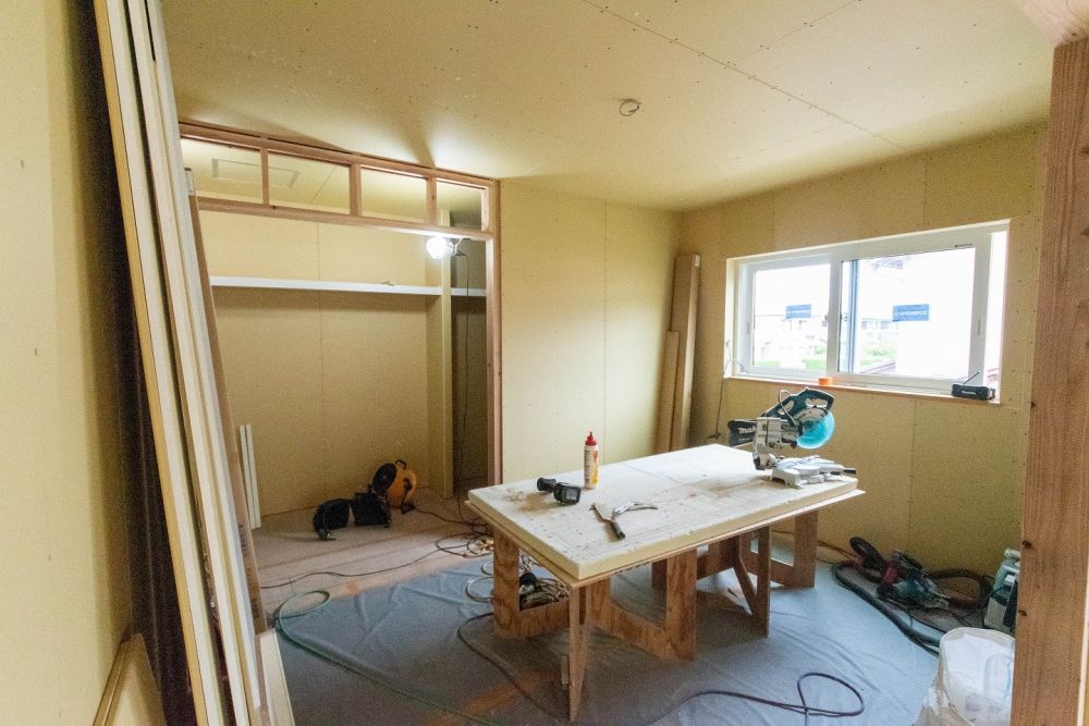 「糸島市二丈深江01」注文住宅現場リポート⑩【タイル工事】