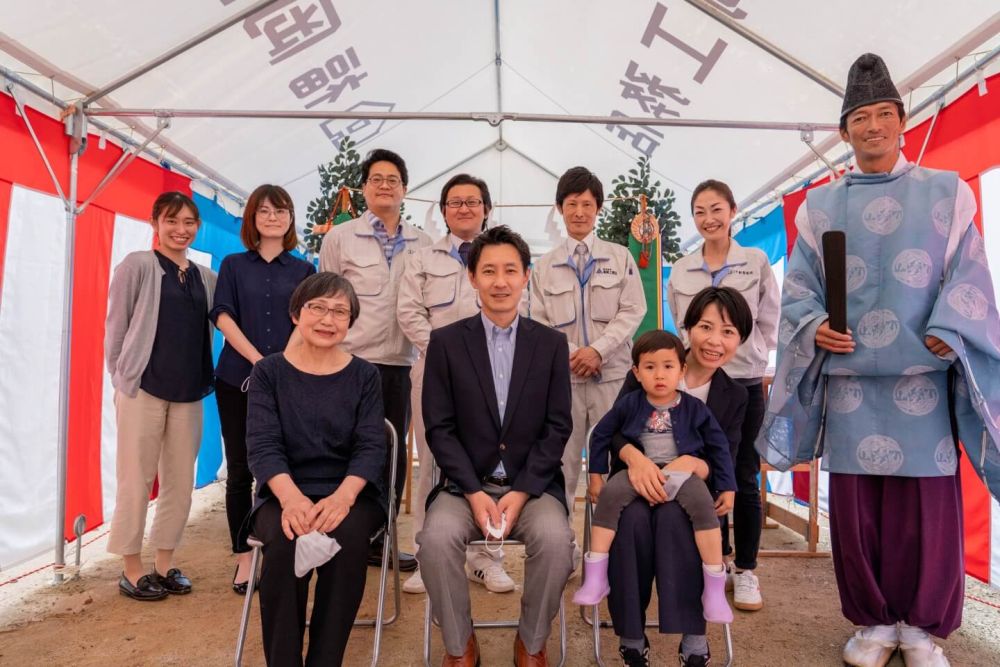 「福岡市南区23」注文住宅現場リポート①【地鎮祭】
