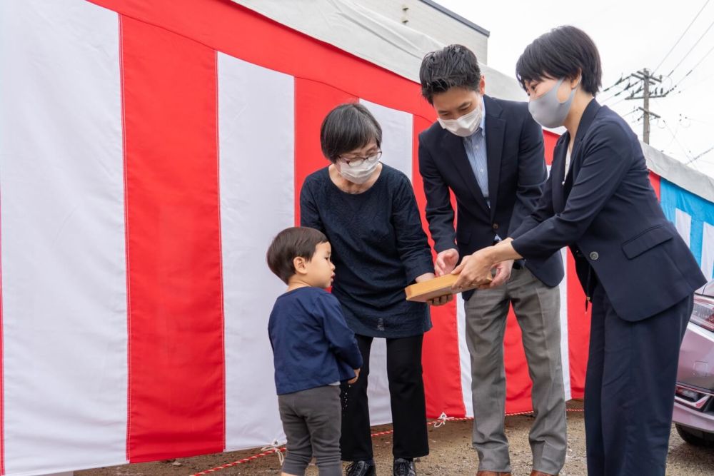 福岡市南区23　注文住宅建築現場リポート①　～地鎮祭～