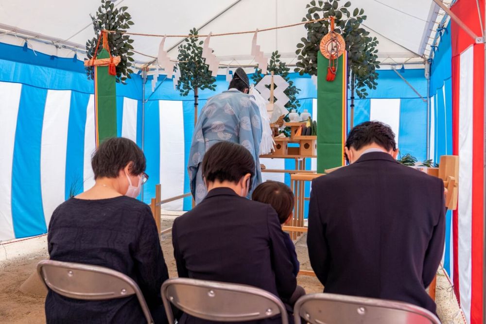 「福岡市南区23」注文住宅現場リポート①【地鎮祭】