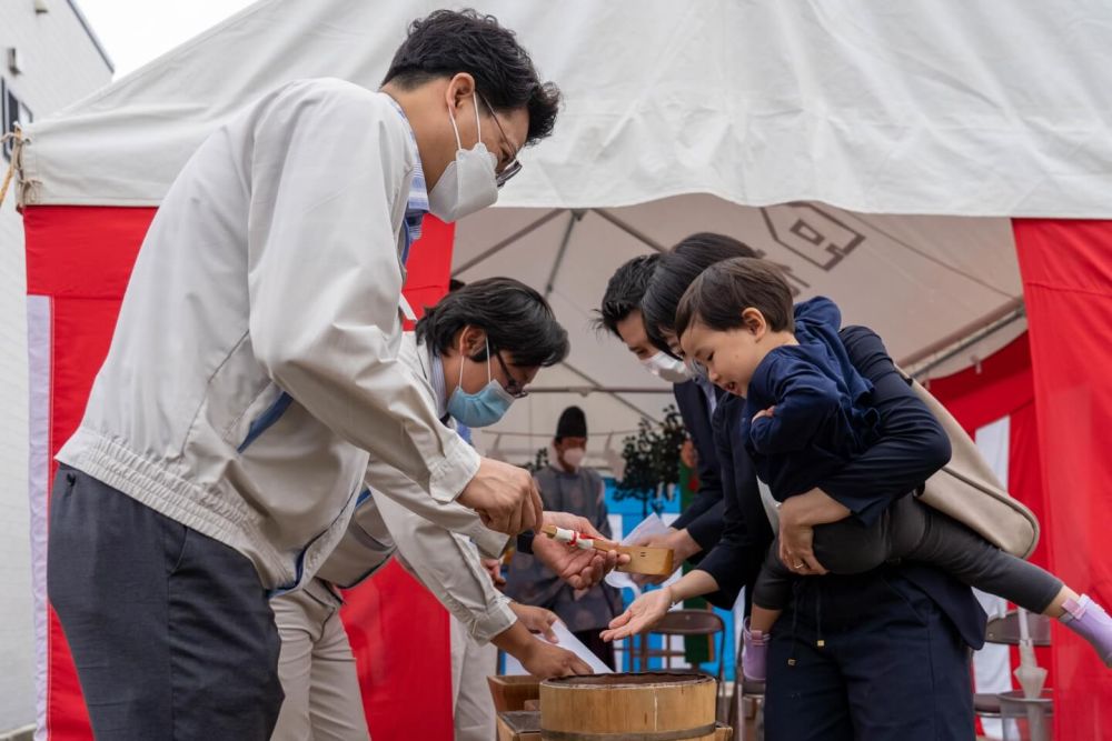 福岡市南区23　注文住宅建築現場リポート①　～地鎮祭～