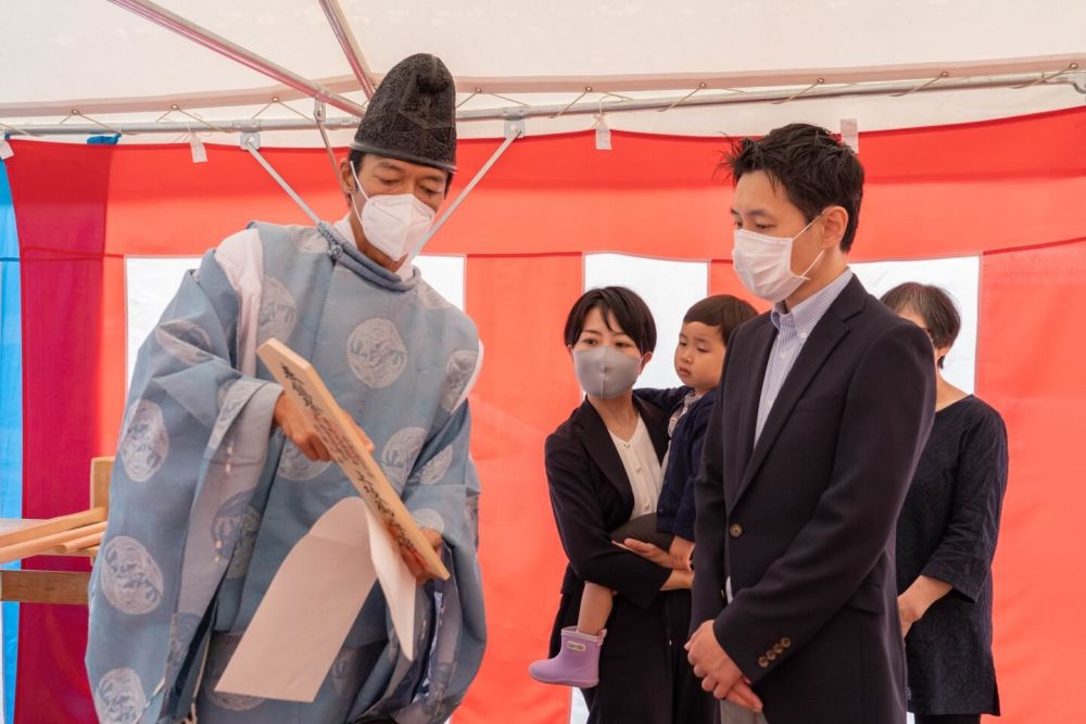 「福岡市南区23」注文住宅現場リポート①【地鎮祭】