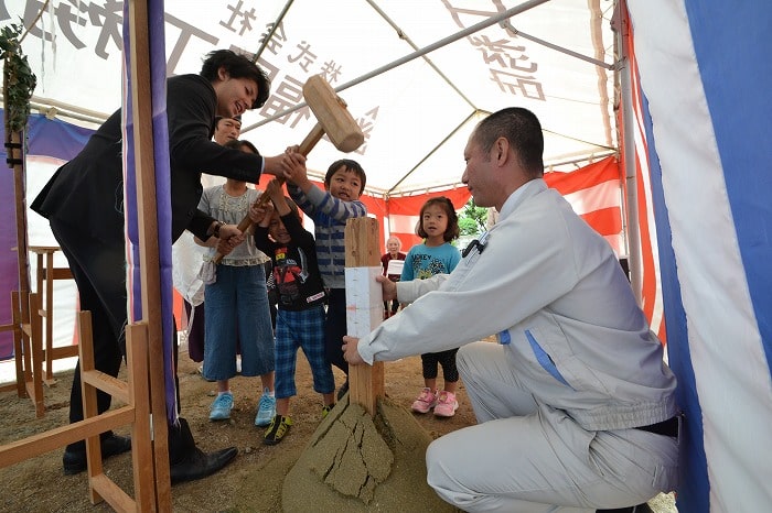 「福岡市南区五十川03」注文住宅現場リポート①【地鎮祭】