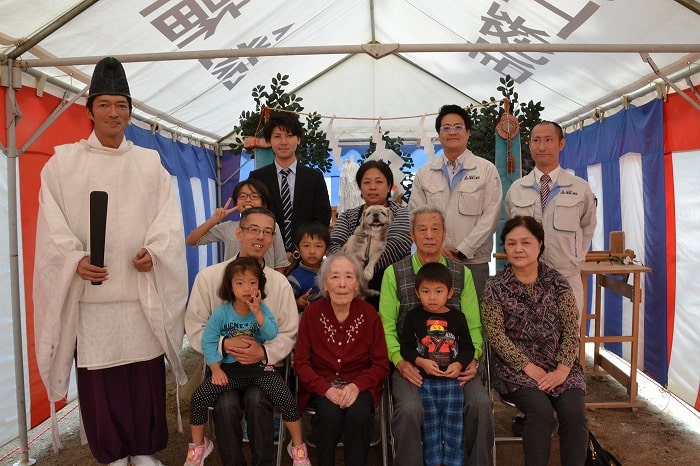 「福岡市南区五十川03」注文住宅現場リポート①【地鎮祭】