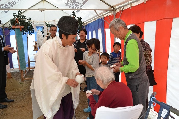 福岡市南区五十川03　注文住宅建築現場リポート①　～地鎮祭～