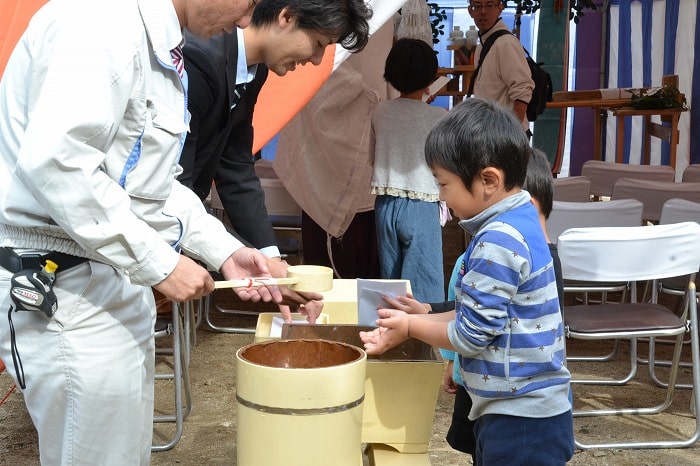 福岡市南区五十川03　注文住宅建築現場リポート①　～地鎮祭～