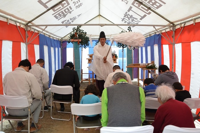 「福岡市南区五十川03」注文住宅現場リポート①【地鎮祭】