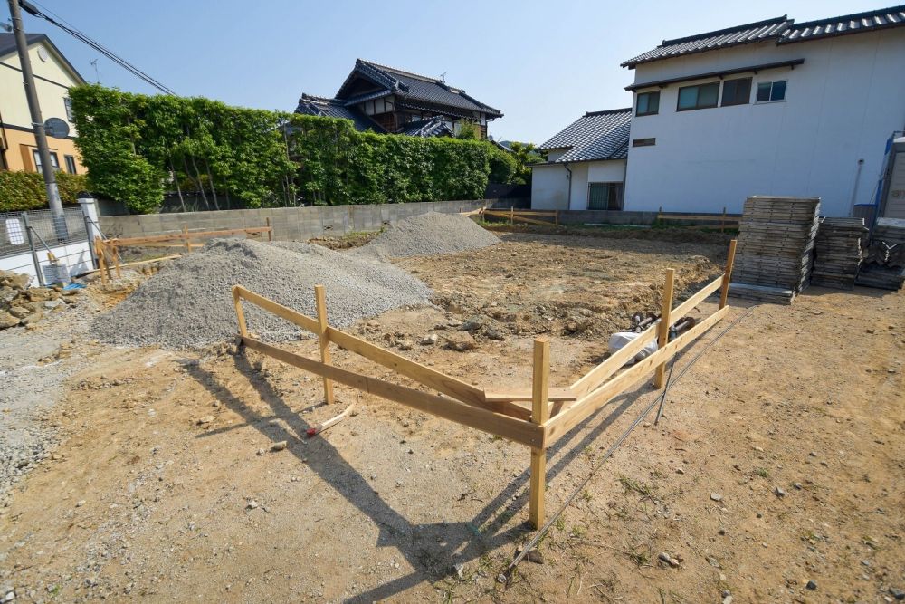 福岡市東区青葉01　注文住宅建築現場リポート②　～基礎工事・根切り～