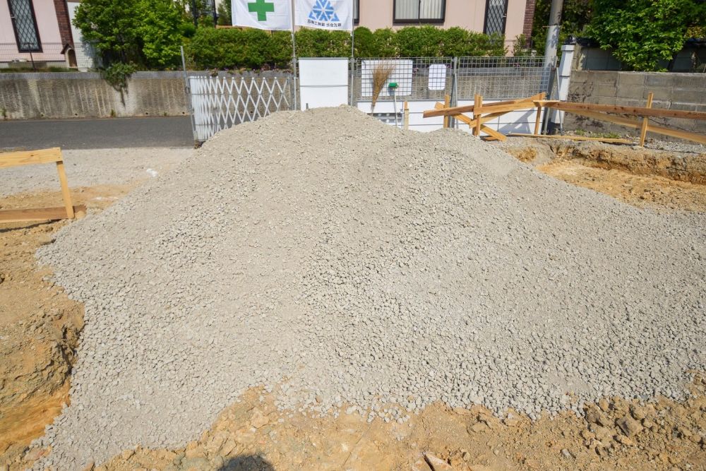 福岡市東区青葉01　注文住宅建築現場リポート②　～基礎工事・根切り～