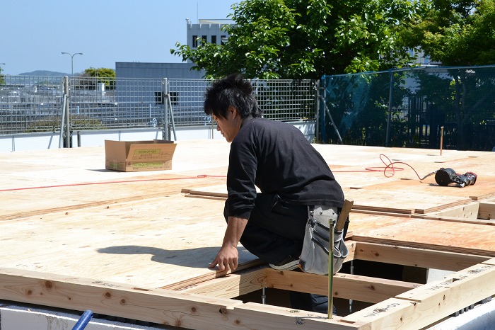 「大野城市02」注文住宅現場リポート③【木工事】【土台敷き】