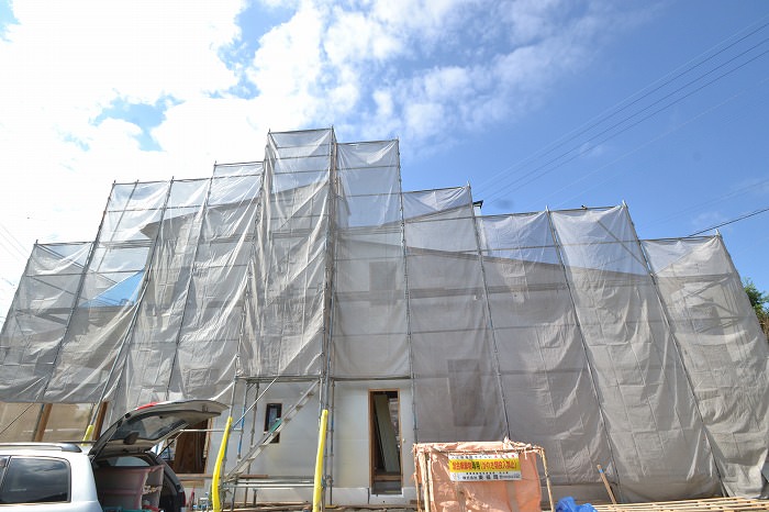 「福津市宮司元町01」注文住宅現場リポート⑥【木工事】【外断熱材】