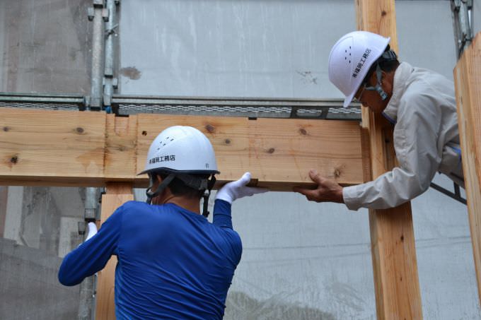 「福岡市東区香椎01」注文住宅現場リポート④【上棟式】