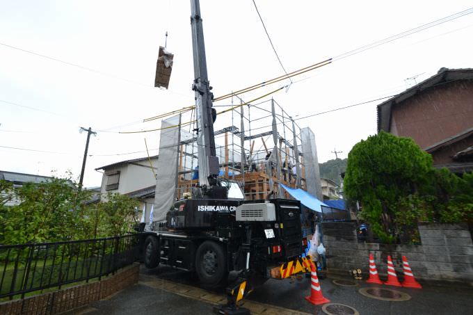 「福岡市東区香椎01」注文住宅現場リポート④【上棟式】