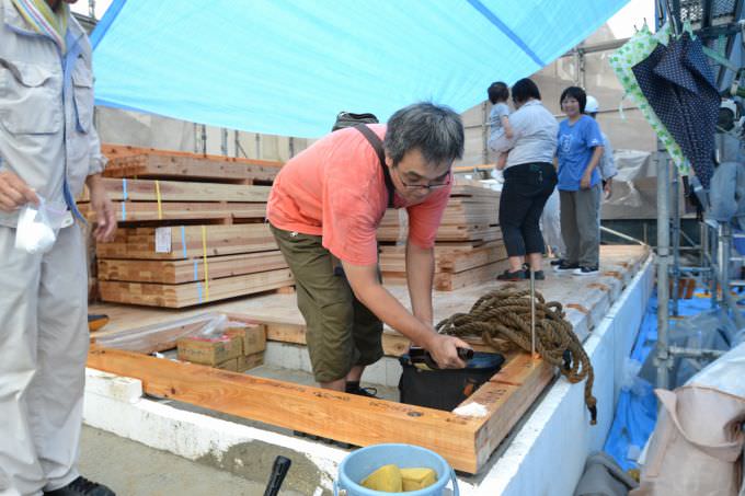 福岡市東区香椎01　注文住宅建築現場リポート④　～上棟式～