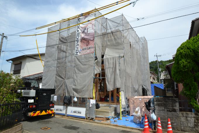 「福岡市東区香椎01」注文住宅現場リポート④【上棟式】