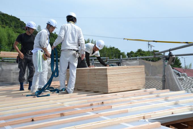 福岡市東区香椎01　注文住宅建築現場リポート④　～上棟式～