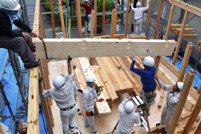 福岡市東区香椎01　注文住宅建築現場リポート④　～上棟式～