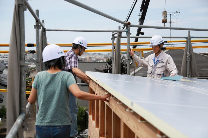 福岡市東区香椎01　注文住宅建築現場リポート④　～上棟式～