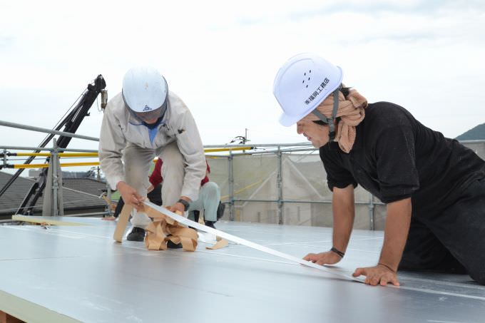 福岡市東区香椎01　注文住宅建築現場リポート④　～上棟式～